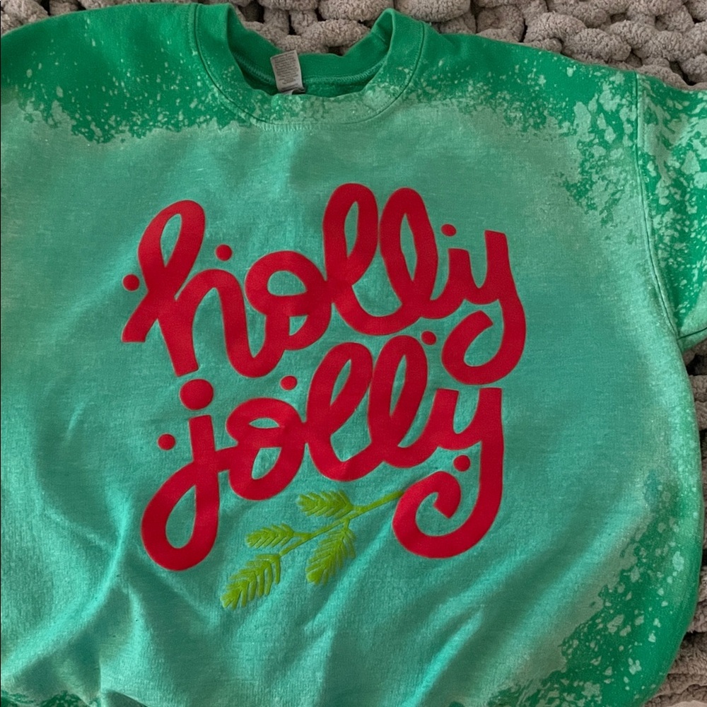 Holly Jolly Green Sweatshirt